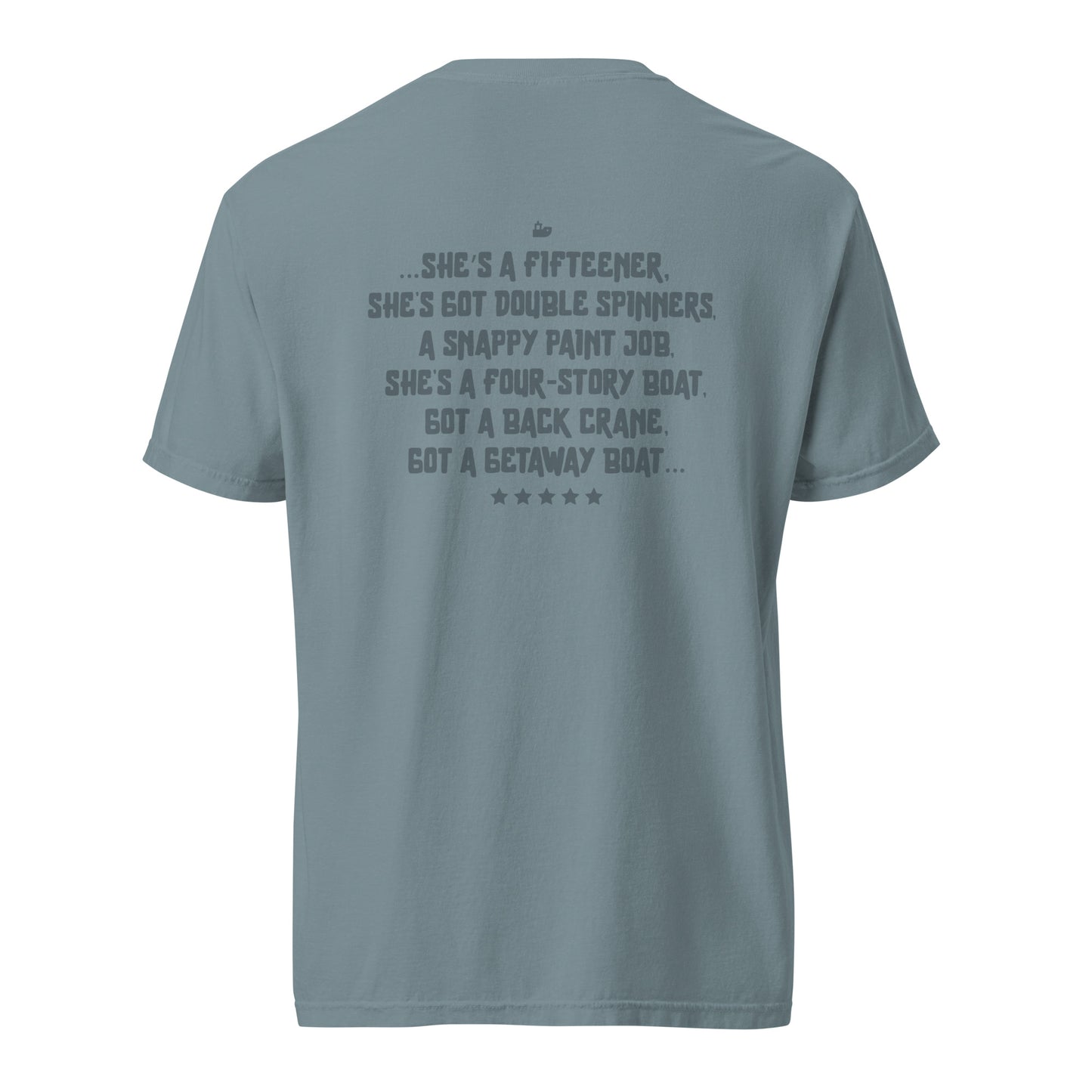 Boat Rater Quote Unisex garment-dyed heavyweight t-shirt